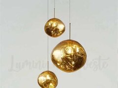 Pendul Glass Gold 220, 1 surse de iluminare